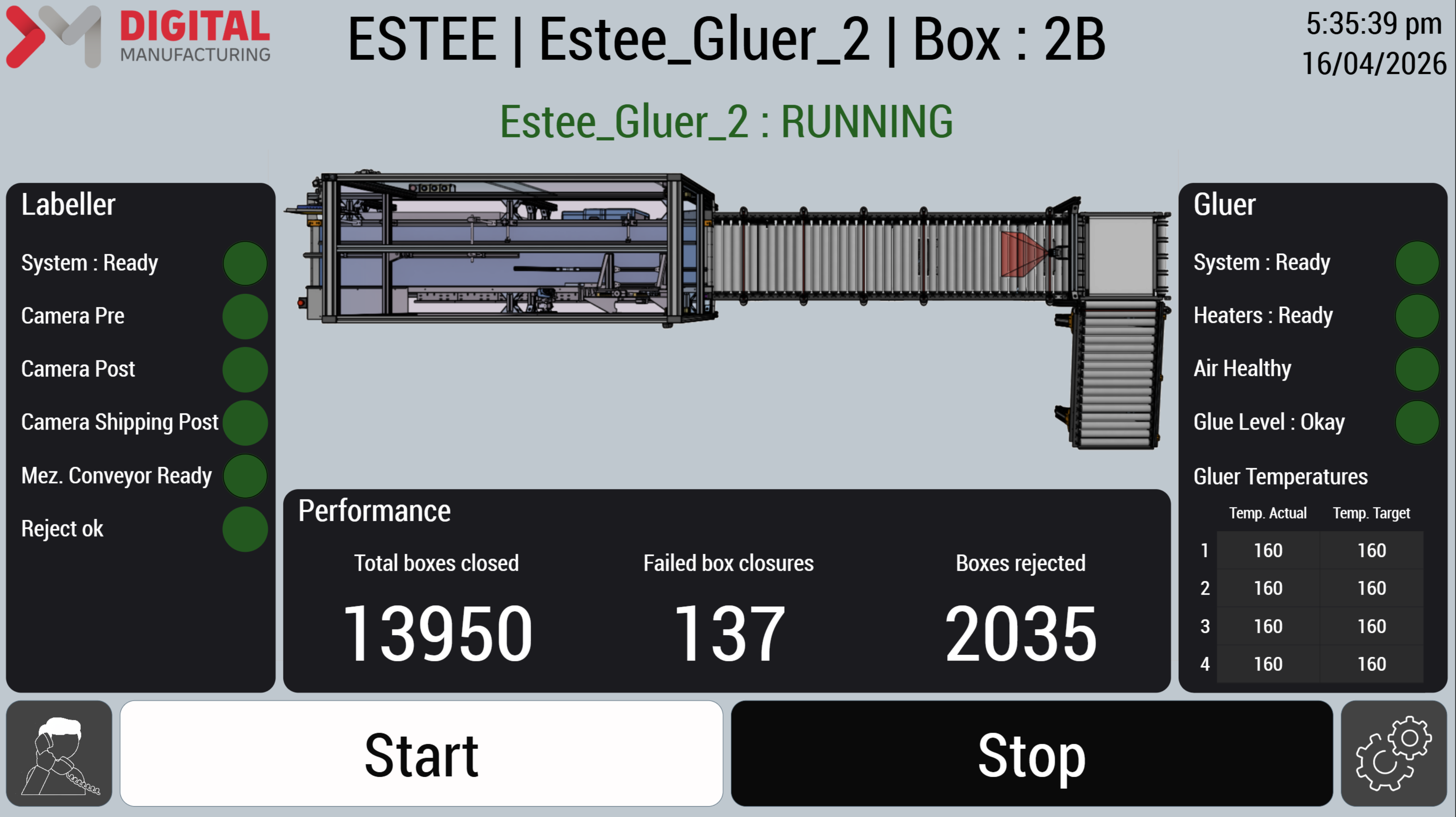 Web HMI Interface